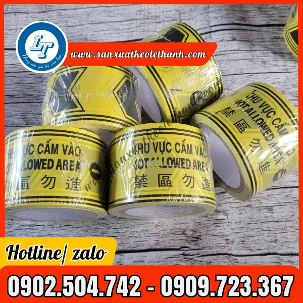 CUỘN BĂNG RÀO CẢNH BÁO MÀU VÀNG