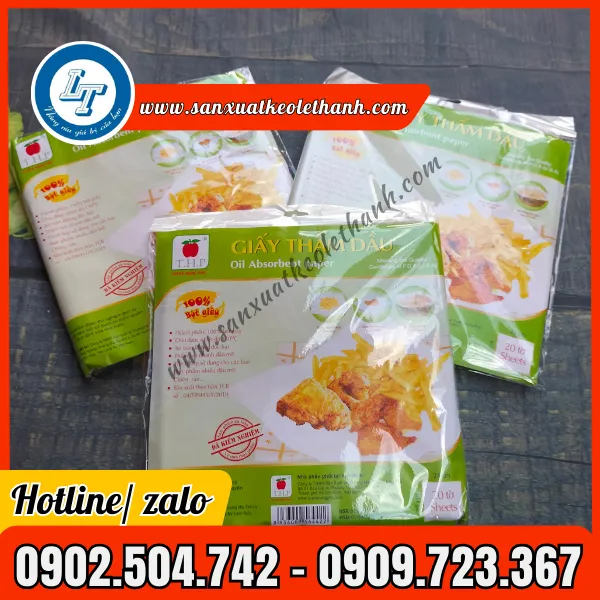 GIẤY THẤM DẦU DẠNG VUÔNG