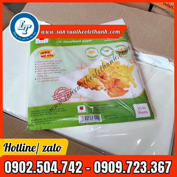 GIẤY THẤM DẦU DẠNG VUÔNG