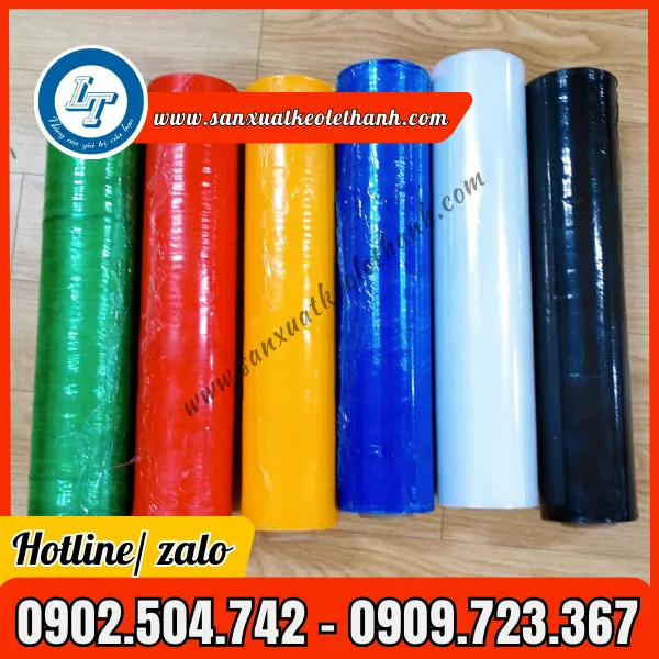 MÀNG PE QUẤN PALLET NHIỀU MÀU 