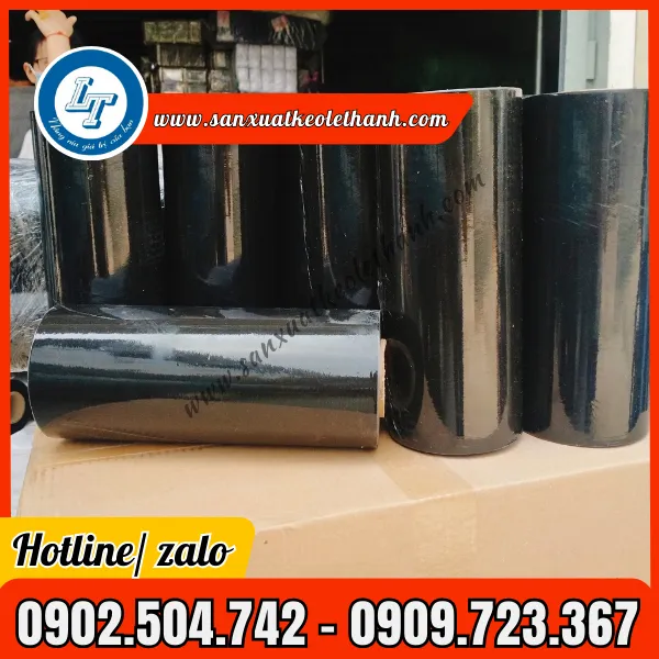 MÀNG PE QUẤN PALLET MÀU ĐEN