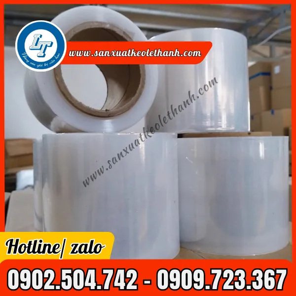 MÀNG PE QUẤN PALLET MÀU TRẮNG