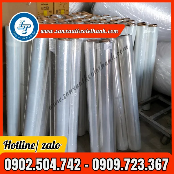 MÀNG PE QUẤN PALLET MÀU TRẮNG