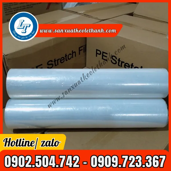 MÀNG PE QUẤN PALLET MÀU TRẮNG
