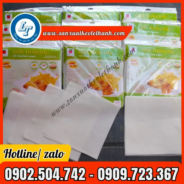 GIẤY THẤM DẦU DẠNG VUÔNG