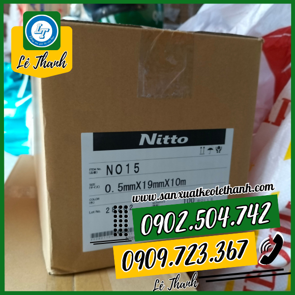 Thùng 100 cuộn băng keo điện Nitto Thùng 100 cuộn băng keo điện Nitto