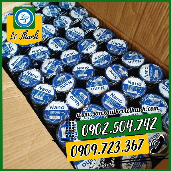 Đóng thùng 50 cây băng keo điện 20Y Đóng thùng 50 cây băng keo điện 20Y