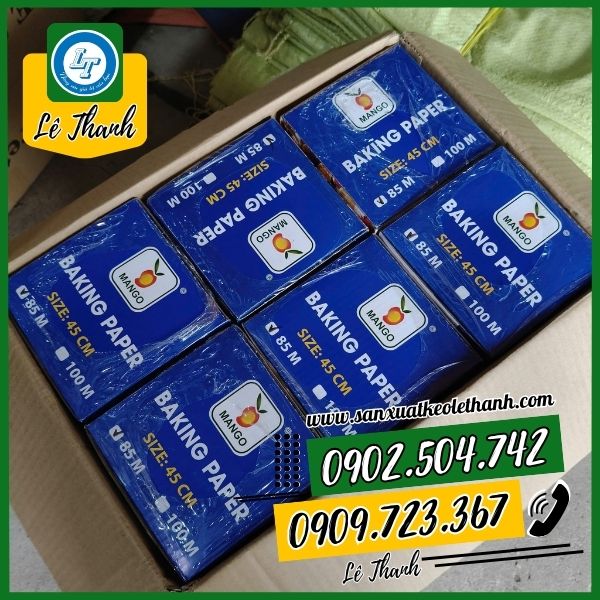 Thùng 6 cuộn giấy nến nướng bánh Thùng 6 cuộn giấy nến nướng bánh
