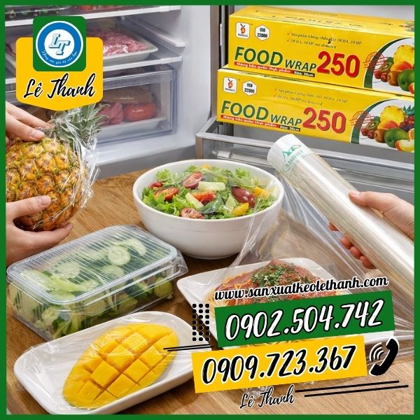 Ứng dụng của màng bọc thực phẩm Mango 250 Ứng dụng của màng bọc thực phẩm Mango 250