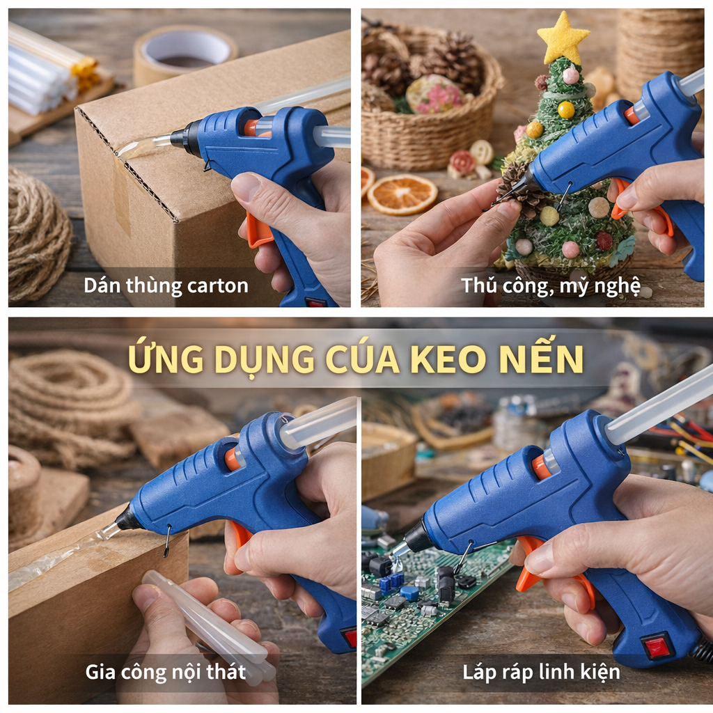 Ứng dụng của keo nến Ứng dụng của keo nến