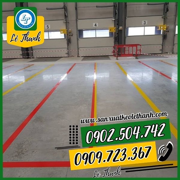 Các ứng dụng phân luồng của băng keo dán sàn Các ứng dụng phân luồng của băng keo dán sàn