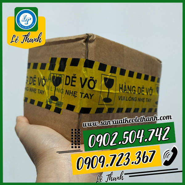 Ứng dụng băng keo niêm phong hàng dễ vỡ Ứng dụng băng keo niêm phong hàng dễ vỡ