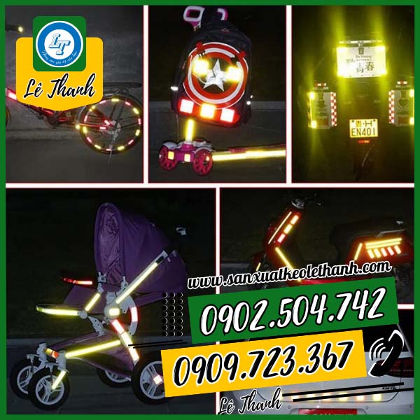 Ứng dụng trang trí của băng keo dán nền phản quang Ứng dụng trang trí của băng keo dán nền phản quang