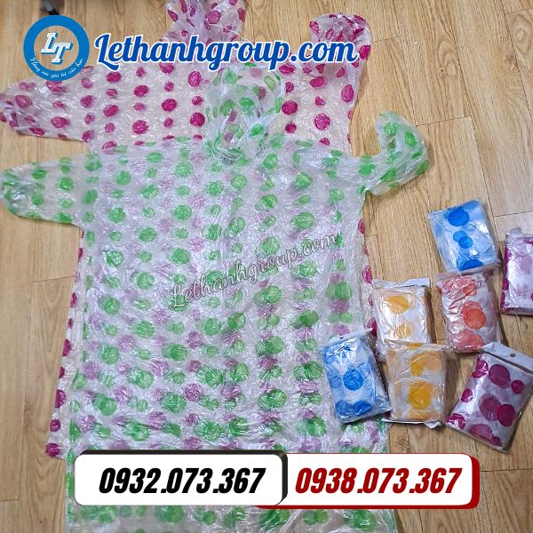 áo mưa nilon dùng 1 lần hoạt tiết đẹp giá rẻ giao nhanh toàn quốc