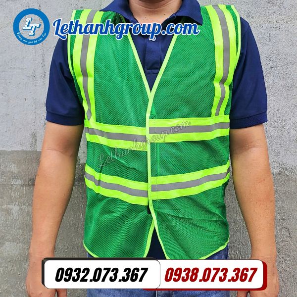 áo phản quang lưới xanh lá đủ size giá rẻ uy tín toàn quốc