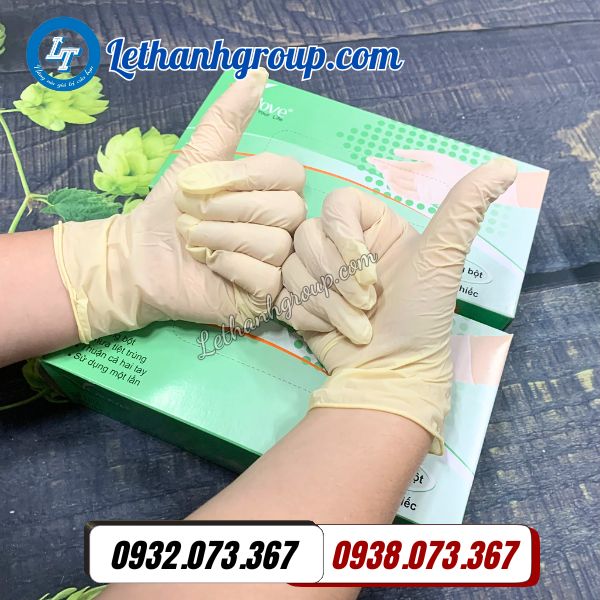 bán buôn găng tay y tế vglove có bột giá rẻ chất lượng cao