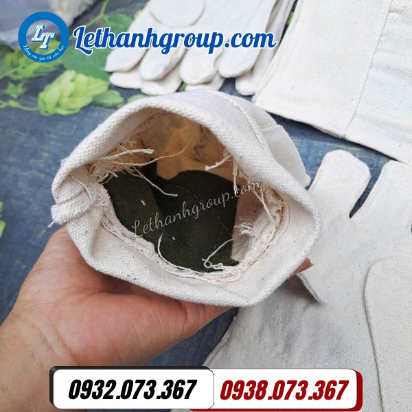 bán găng tay vải bạt số 9 2 lớp giá sỉ rẻ tận gốc