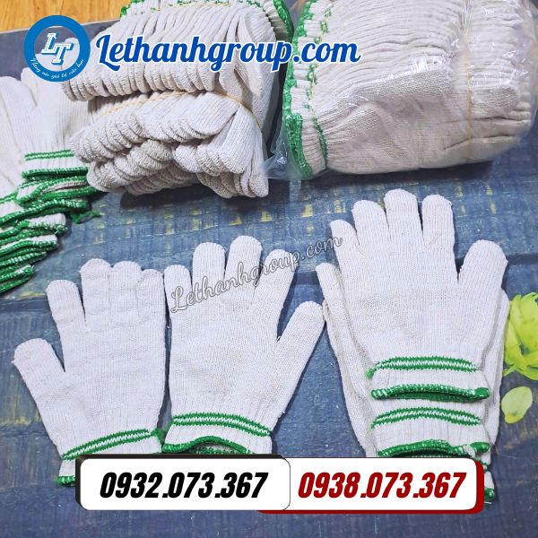 bán sỉ găng tay len kem dày 2 viền 100g giá rẻ tận xưởng