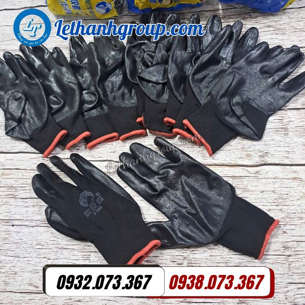 bán sỉ găng tay phủ sơn đen giá rẻ bao 960 đôi
