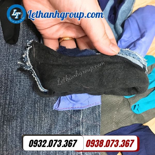 bán sỉ găng tay vải jean 2 lớp giá rẻ bao 500 đôi