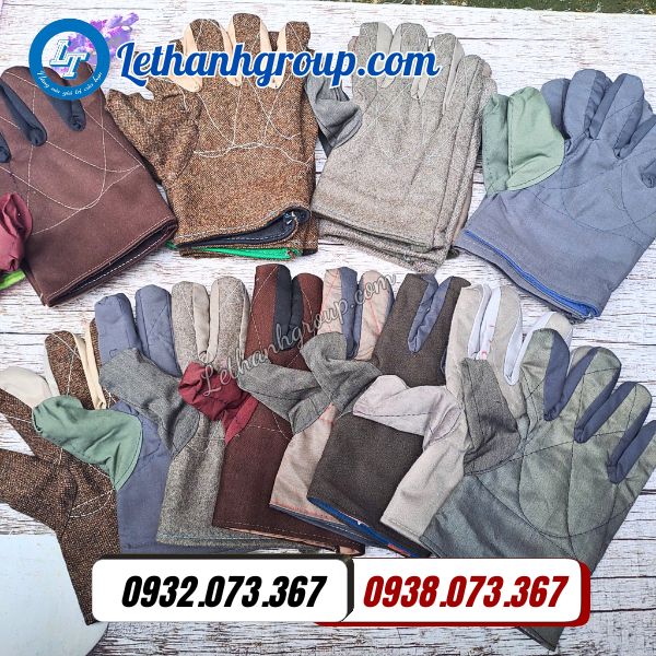 bán sỉ giá rẻ găng tay vải kaki dày chắc giá xưởng miền nam