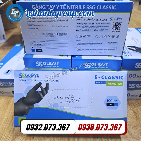 bán sỉ giá rẻ găng tay y tế nitrile ssglove đủ mẫu mã kích cỡ