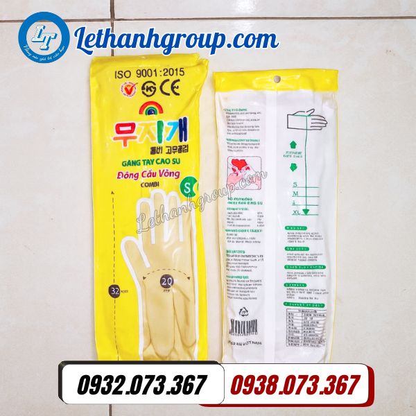 bán sỉ rẻ găng tay cao su đông cầu vồng combi s6 giá xưởng