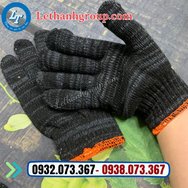 báo giá sỉ bao tay len xám đen từ 40g đến 80g cho đại lý