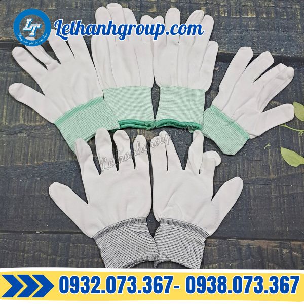 báo giá sỉ bao tay vải mỏng dệt kim bó 10 đôi