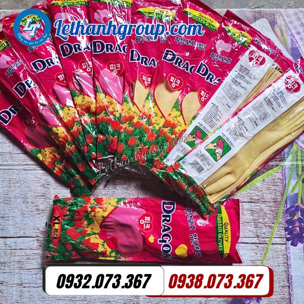 báo giá sỉ chi tiết các loại găng tay cao su dragon chất lượng cho đại lý