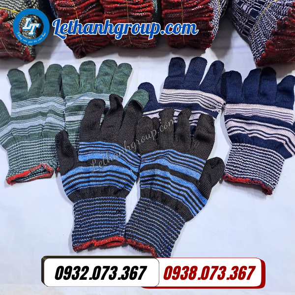 báo giá sỉ găng tay poly sọc thời trang hàng đẹp giá cạnh tranh