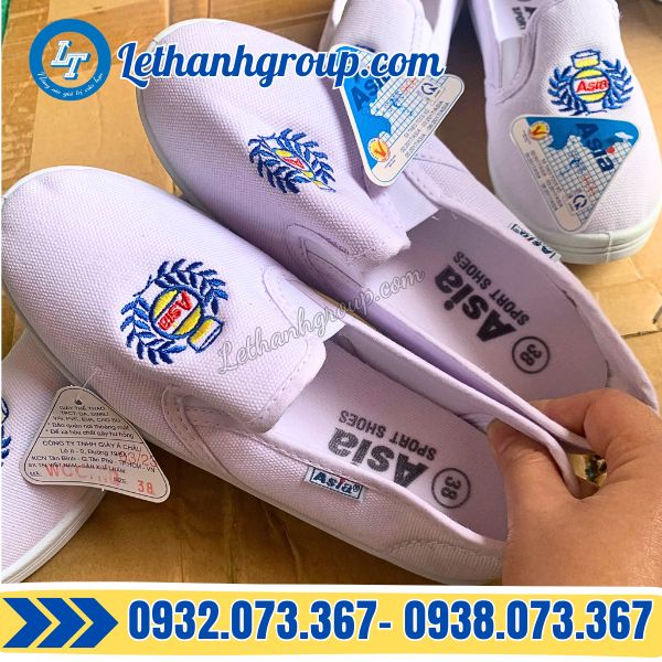 báo giá sỉ giày vải asia bông lúa tại nhà máy hcm