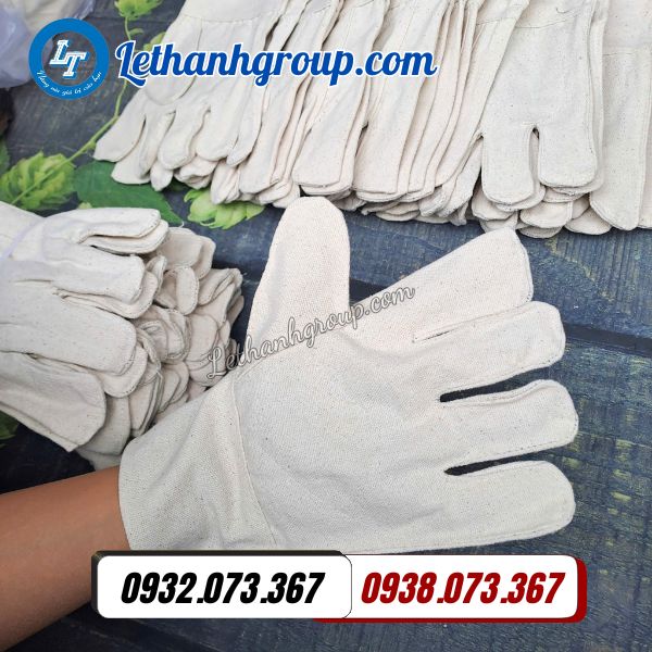 báo giá sỉ rẻ bao 500 đôi găng tay vải bạt số 7 8 9 tại xưởng
