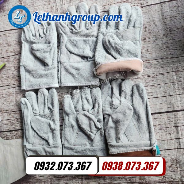 báo giá sỉ rẻ găng tay da hàn 2 lớp ngắn dài tại kho tphcm