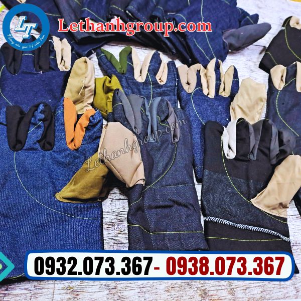 báo giá sỉ rẻ găng tay vải jean chất lượng cao