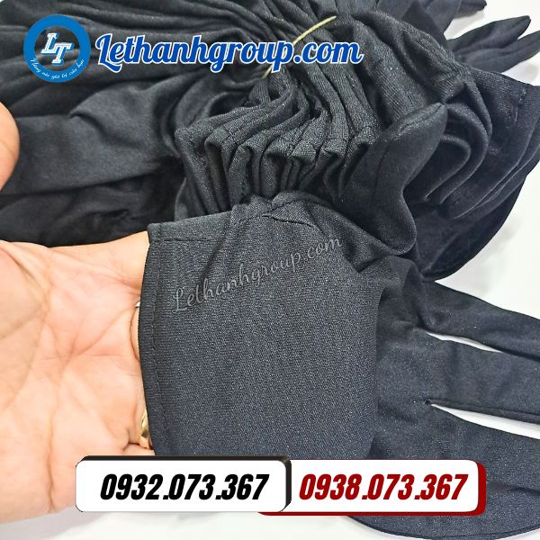 bao tay thun đen chất lượng giá sỉ rẻ nhất thị trường