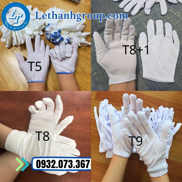 bao tay thun trắng t các loại giá sỉ