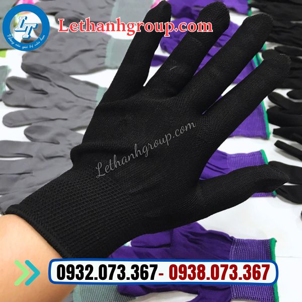 bao tay vải mỏng màu đen đủ kích cỡ giá rẻ cho đại lý sỉ