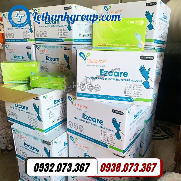 công ty bỏ sỉ găng tay y tế ezcare vietglove giá kho