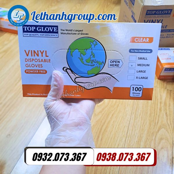 cung cấp sỉ găng tay cao su trong suốt vinyl giá rẻ trực tiếp tận gốc