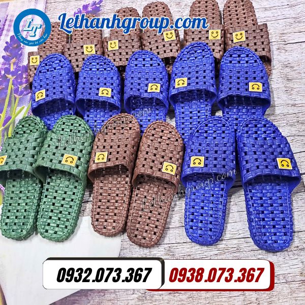 dép lỗ mặt cười đi trong nhà tắm giá sỉ rẻ đủ mẫu tại xưởng