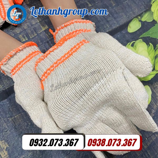 địa chỉ mua sỉ găng tay len bảo hộ 2 viền cam giá rẻ nhất tphcm