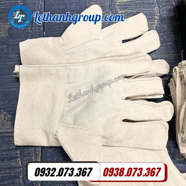găng tay bảo hộ vải bạt giá rẻ đủ size tại xưởng