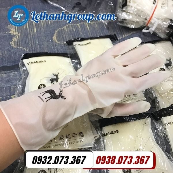 găng tay cao su con huơu chính hãng giá sỉ rẻ tại kho