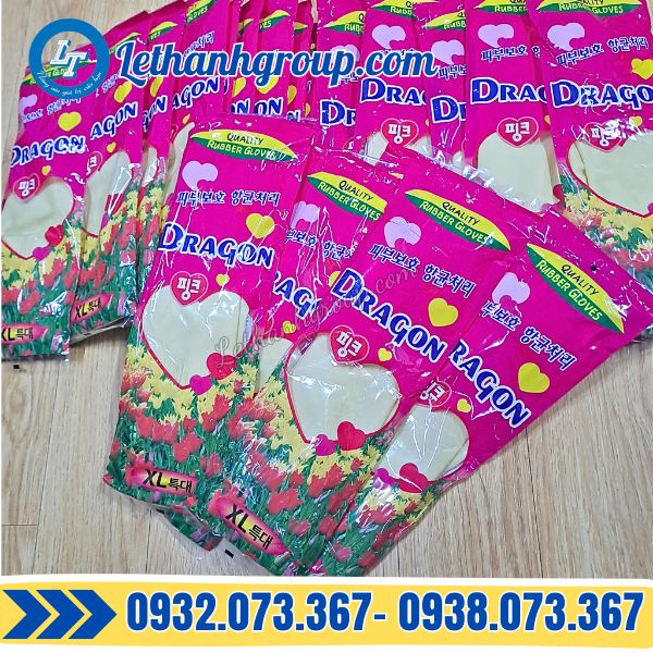 găng tay cao su dragon giá sỉ thùng 400 đôi