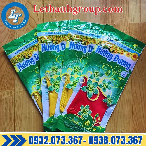 găng tay cao su hướng dương đủ size giá sỉ cực rẻ