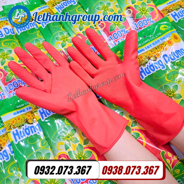 găng tay cao su hướng dương size s đỏ giá rẻ cho đại lý