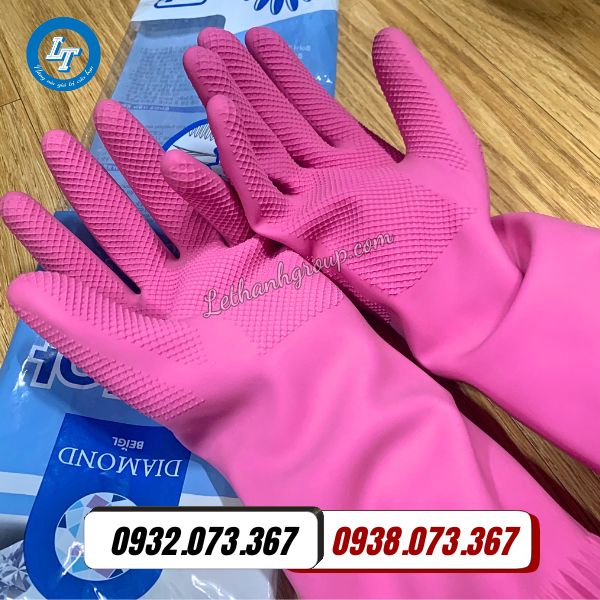 găng tay cao su kim cương giá sỉ rẻ chính hãng