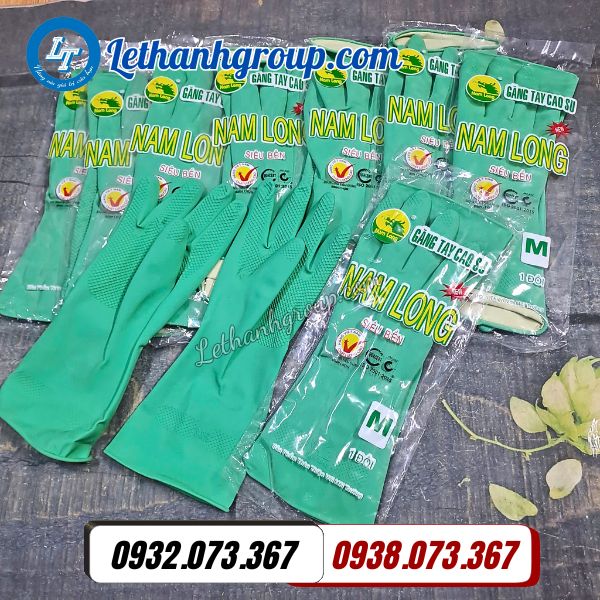 găng tay cao su nam long công nghiệp siêu dai giá sỉ đầu thùng