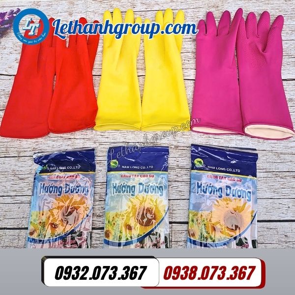găng tay cao su nam long hướng dương giá sỉ tận gốc